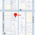 map to 930 Logan St.